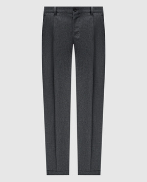 Dolce&Gabbana Gray wool chinos GW13ETFU21Q