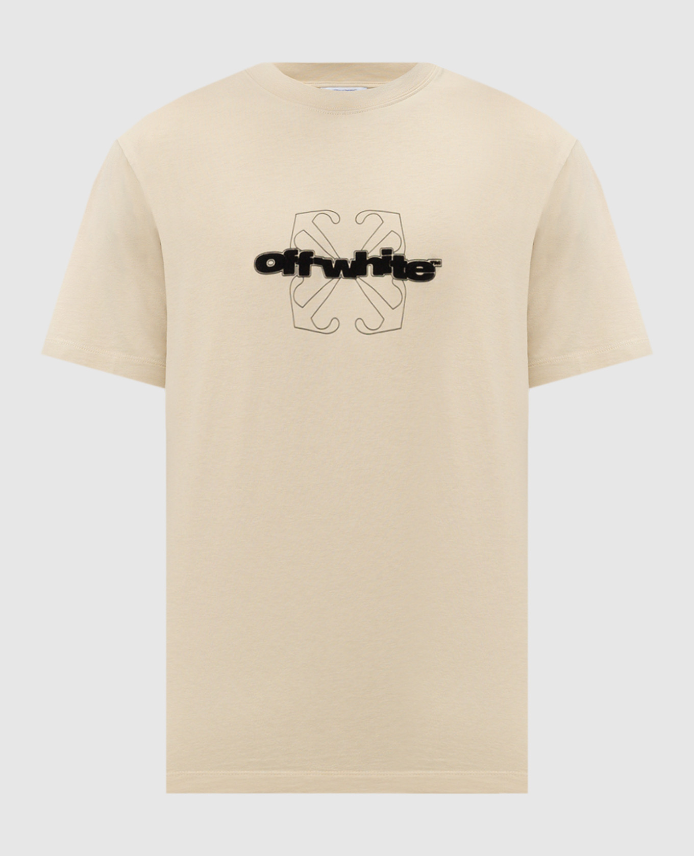 

Beige t-shirt with logo Off-White