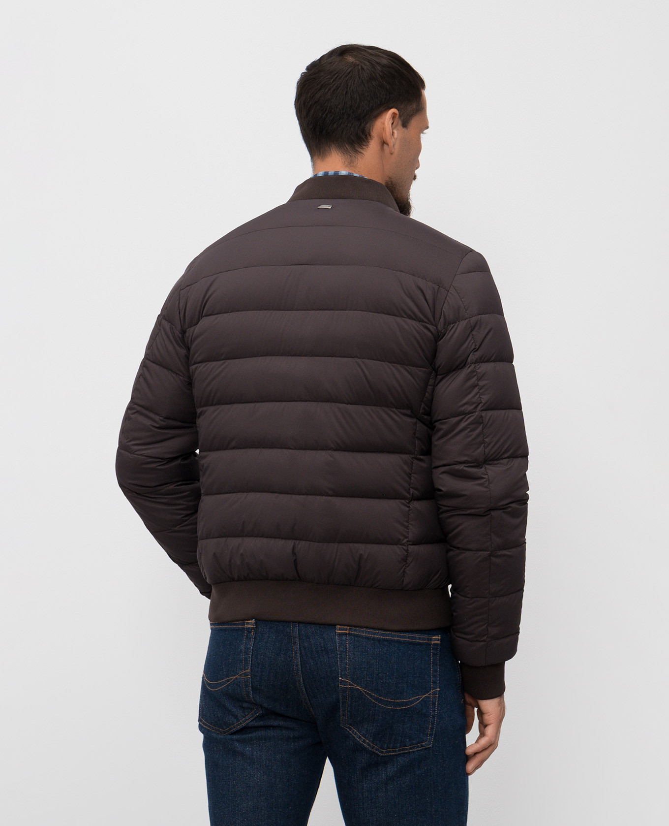 

Brown down bomber jacket Herno