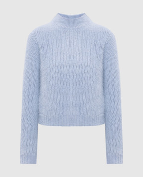 Peserico Blue sweater with angora S99640F0309205
