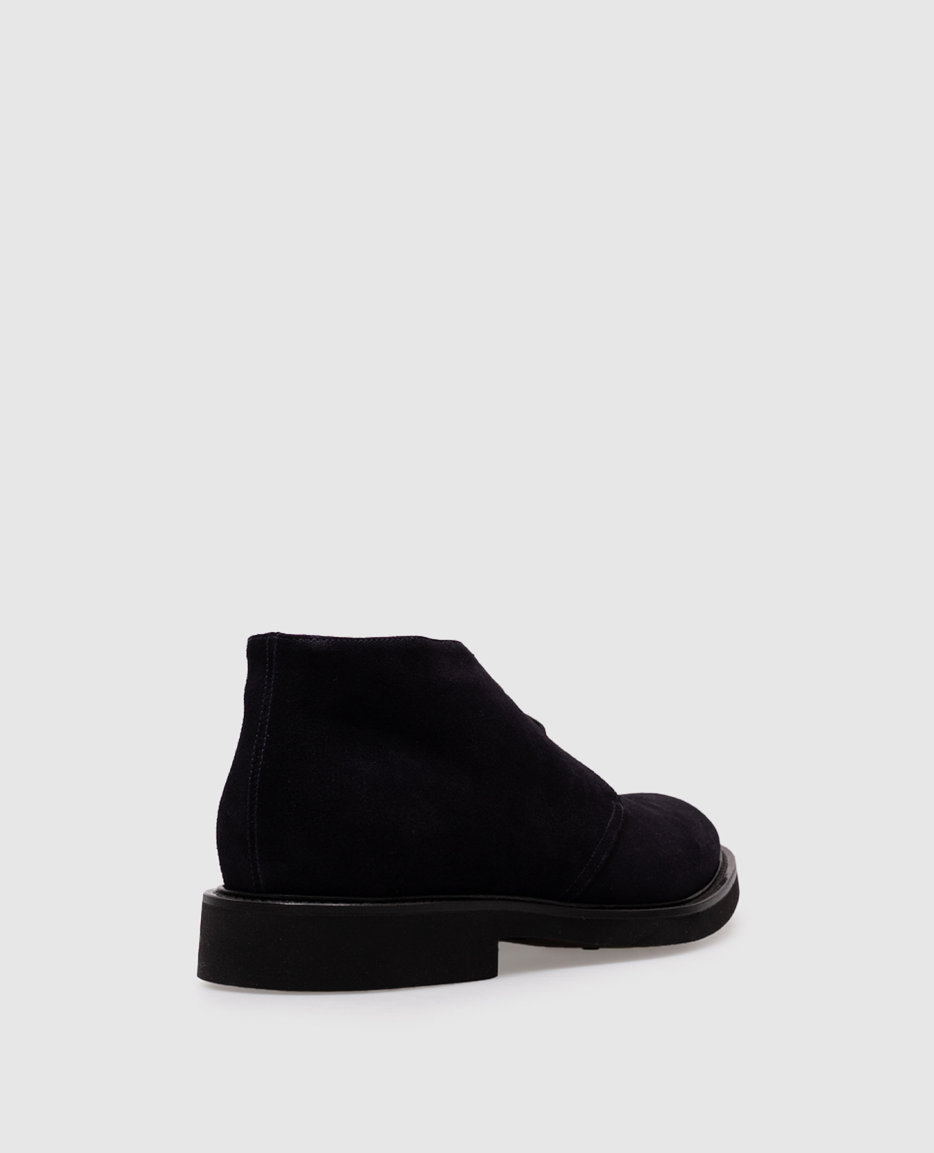 

Blue suede deserts with fur Doucal's