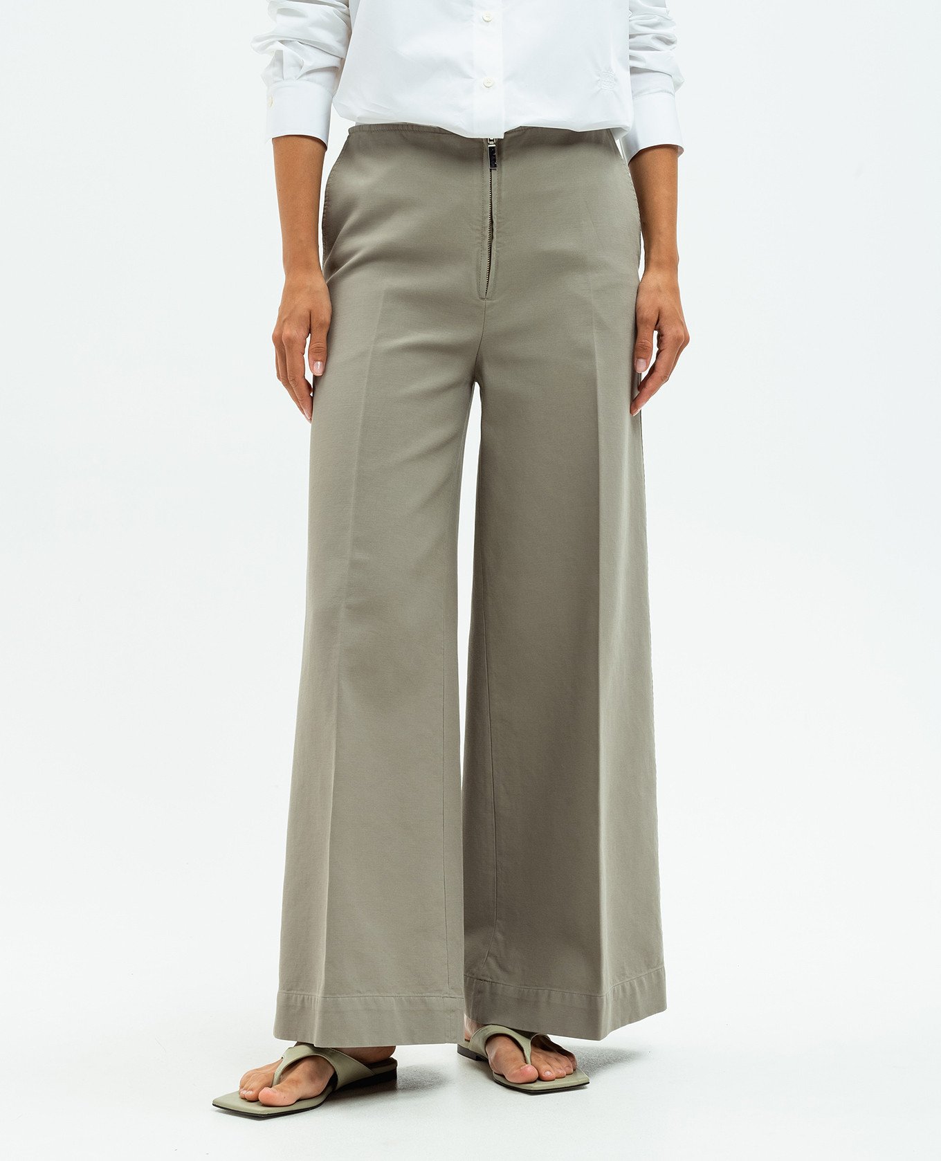 

Gray flared pants Toteme, Grey