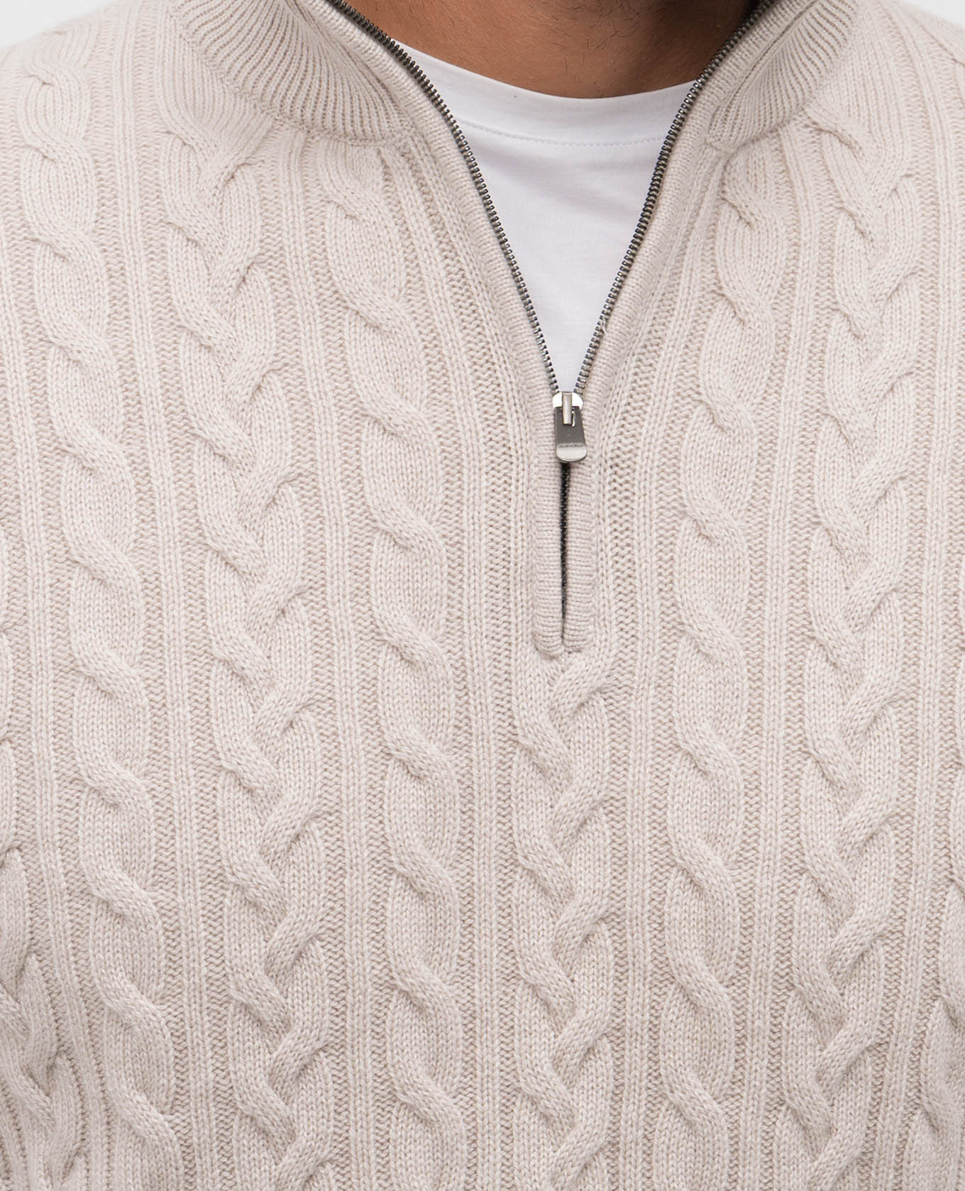 

Beige cashmere sweater Agnona