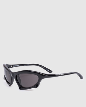 Balenciaga Black sunglasses BAT RECTANGLE 699455T0007
