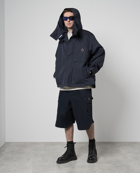 A Cold Wall Blue windbreaker with logo ACWMO239