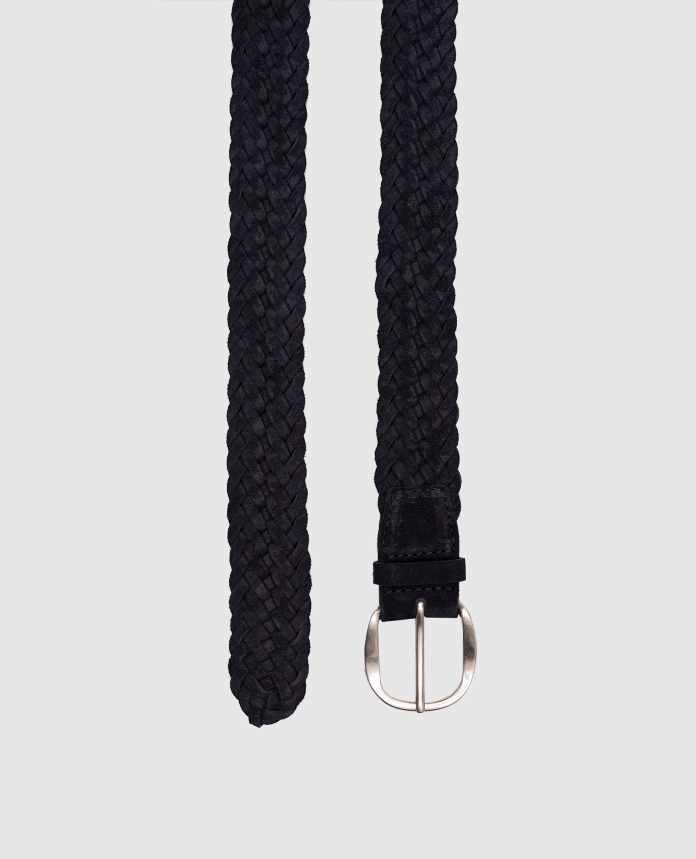 

Blue suede braided belt Orciani