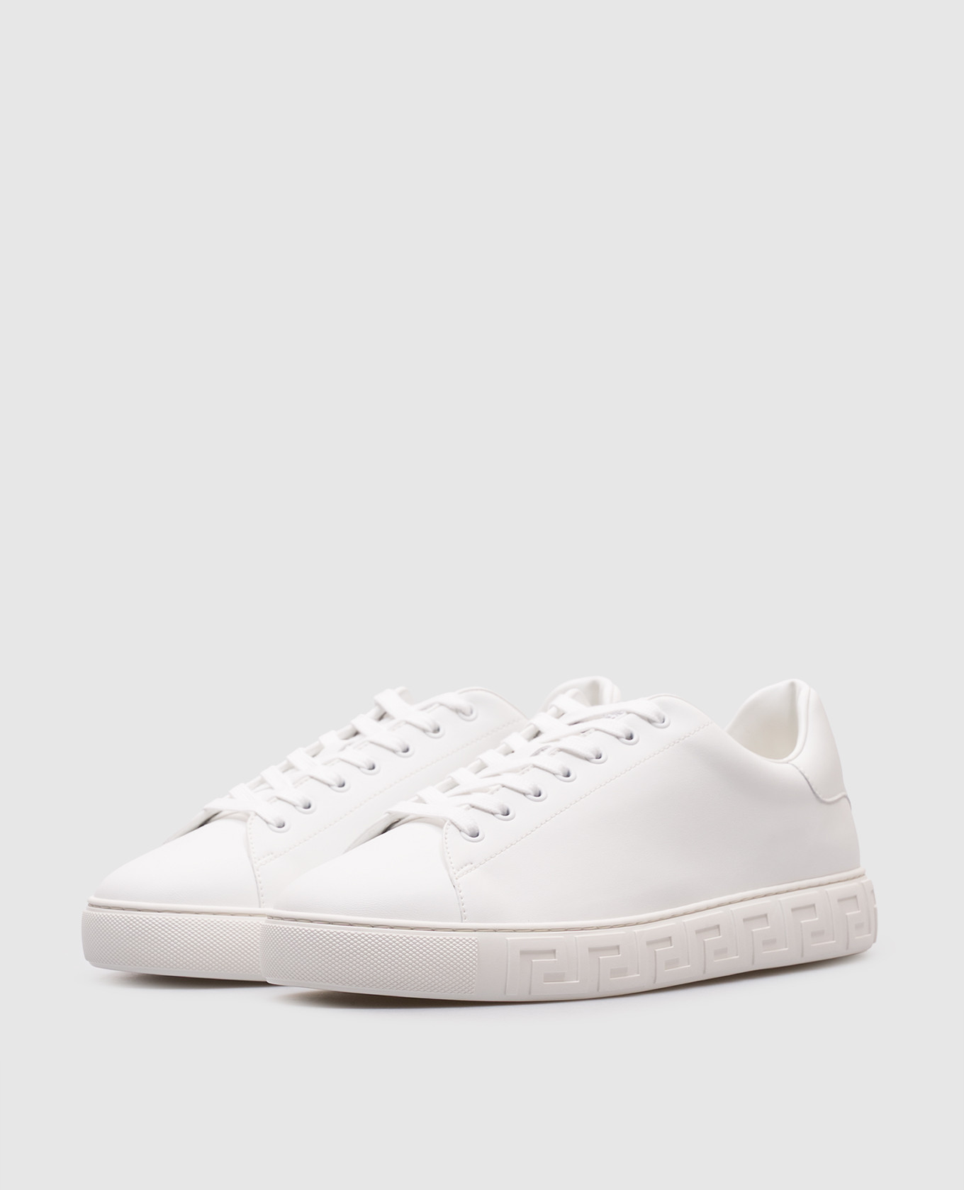 

White Greca sneakers Versace
