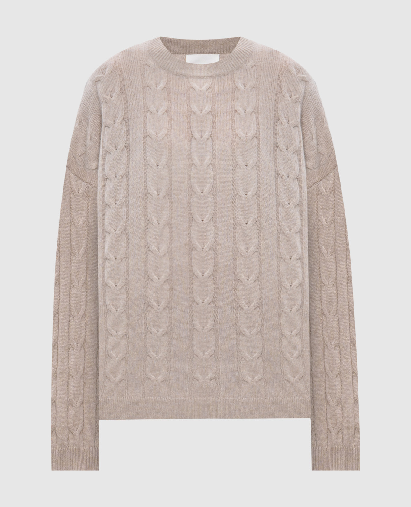 

Vilma beige cashmere sweater LISA YANG