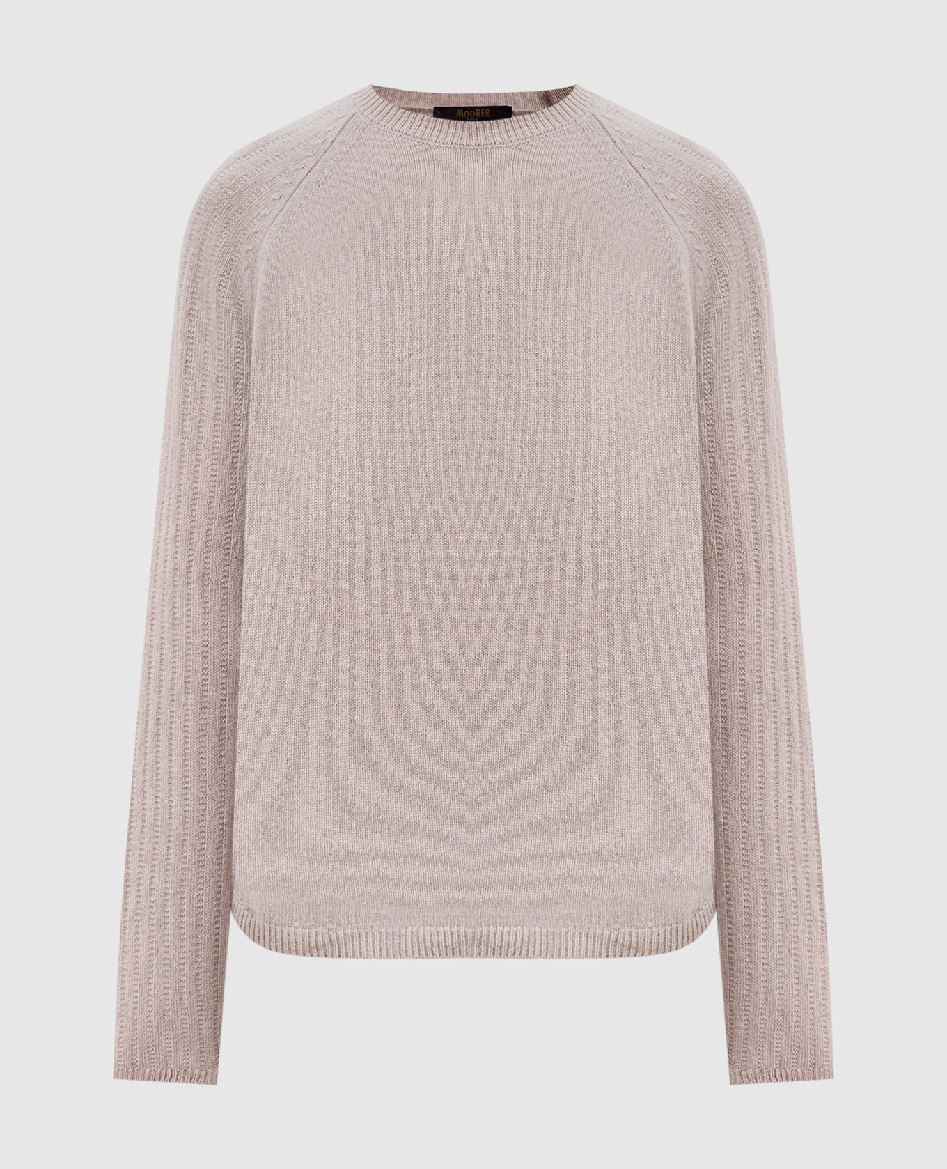 

Beige jumper ELTI-ZAB made of wool and cashmere MooRER