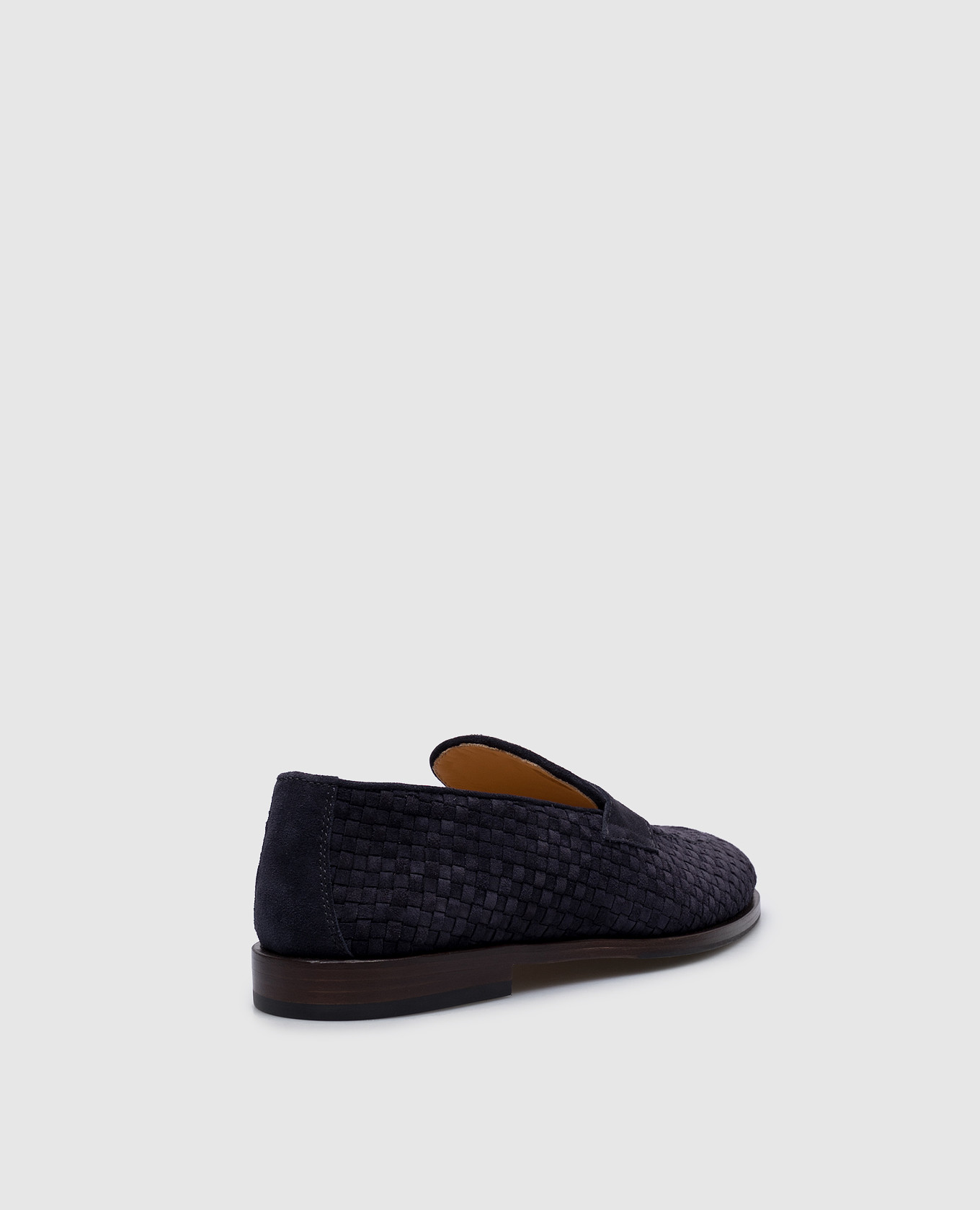 

Blue suede braided loafers Brunello Cucinelli