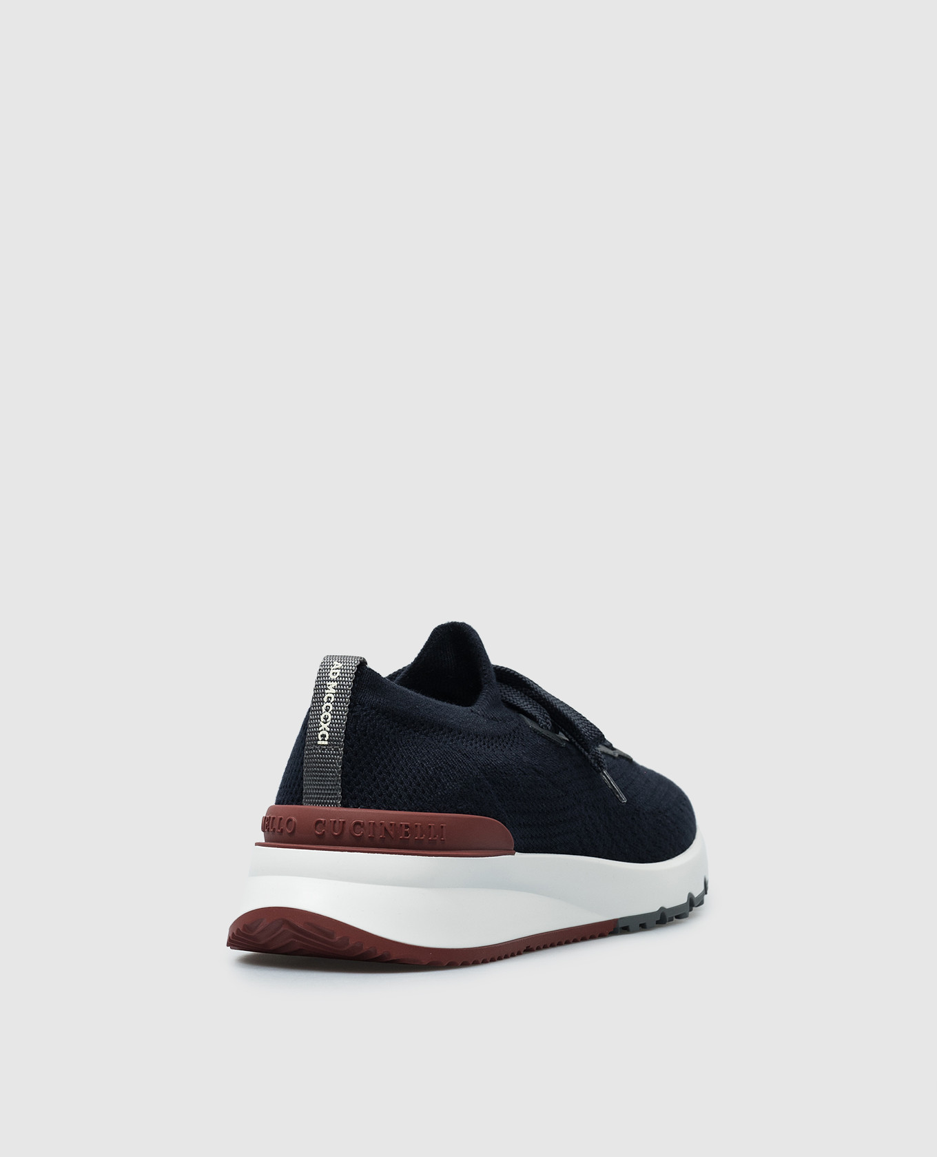 

Blue sneakers with a logo Brunello Cucinelli