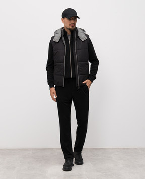 CAPOBIANCO Black vest 19M143NY00