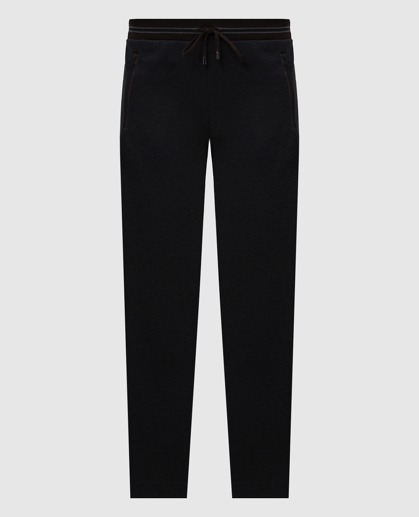 

Gray logo silk joggers Stefano Ricci, Grey
