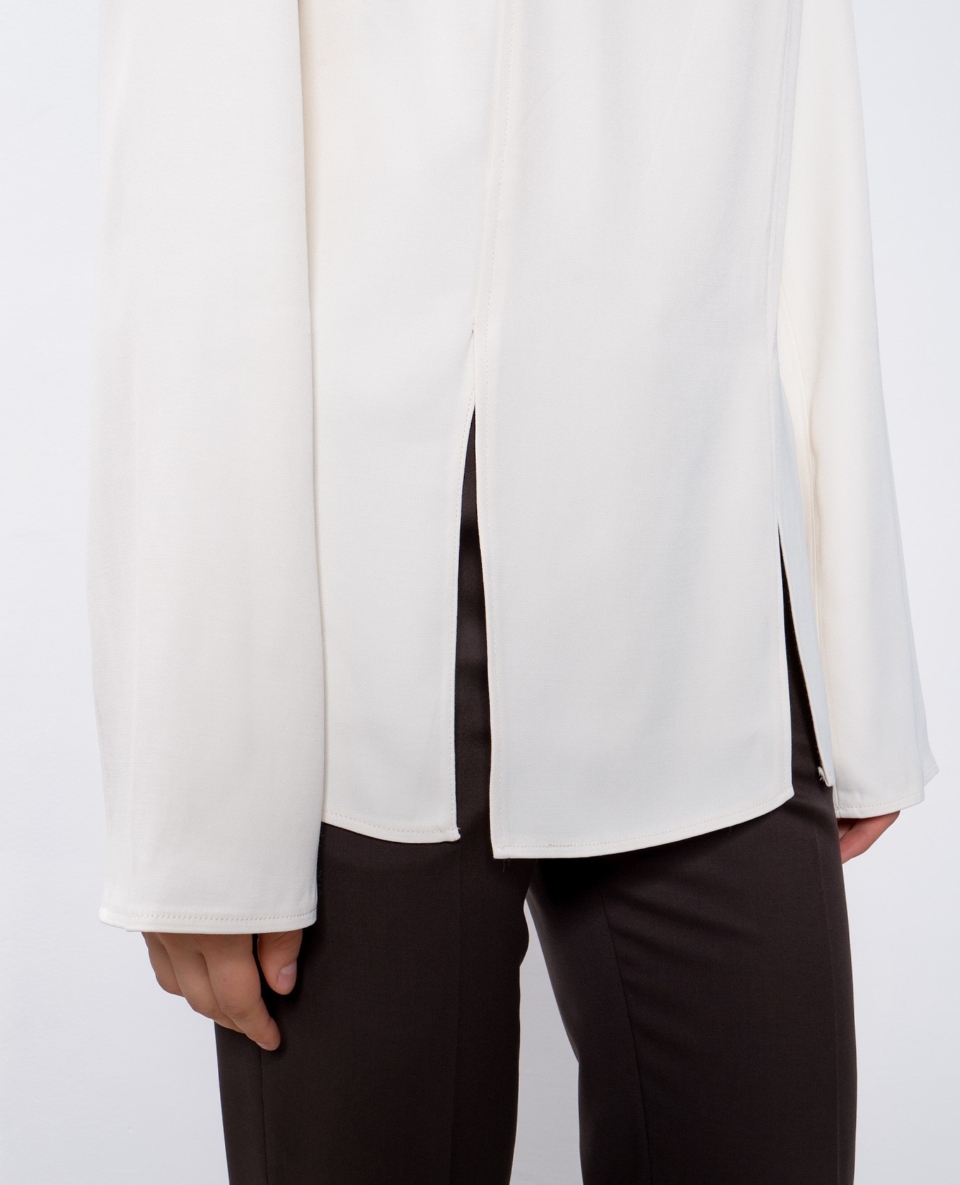 

White RENAT blouse with wool Lou Lou Studio