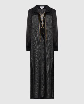 Michael Kors Black linen dress with laces EDP1580186