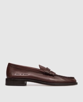Common Project Brown leather loafers 2521
