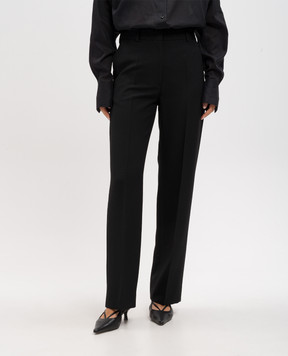 Toteme Black pants with wool 243WRB1637FB0026