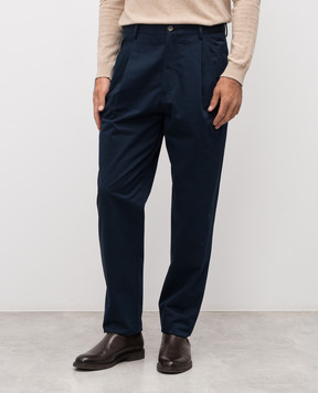 Brunello Cucinelli Blue pants ME265S2480