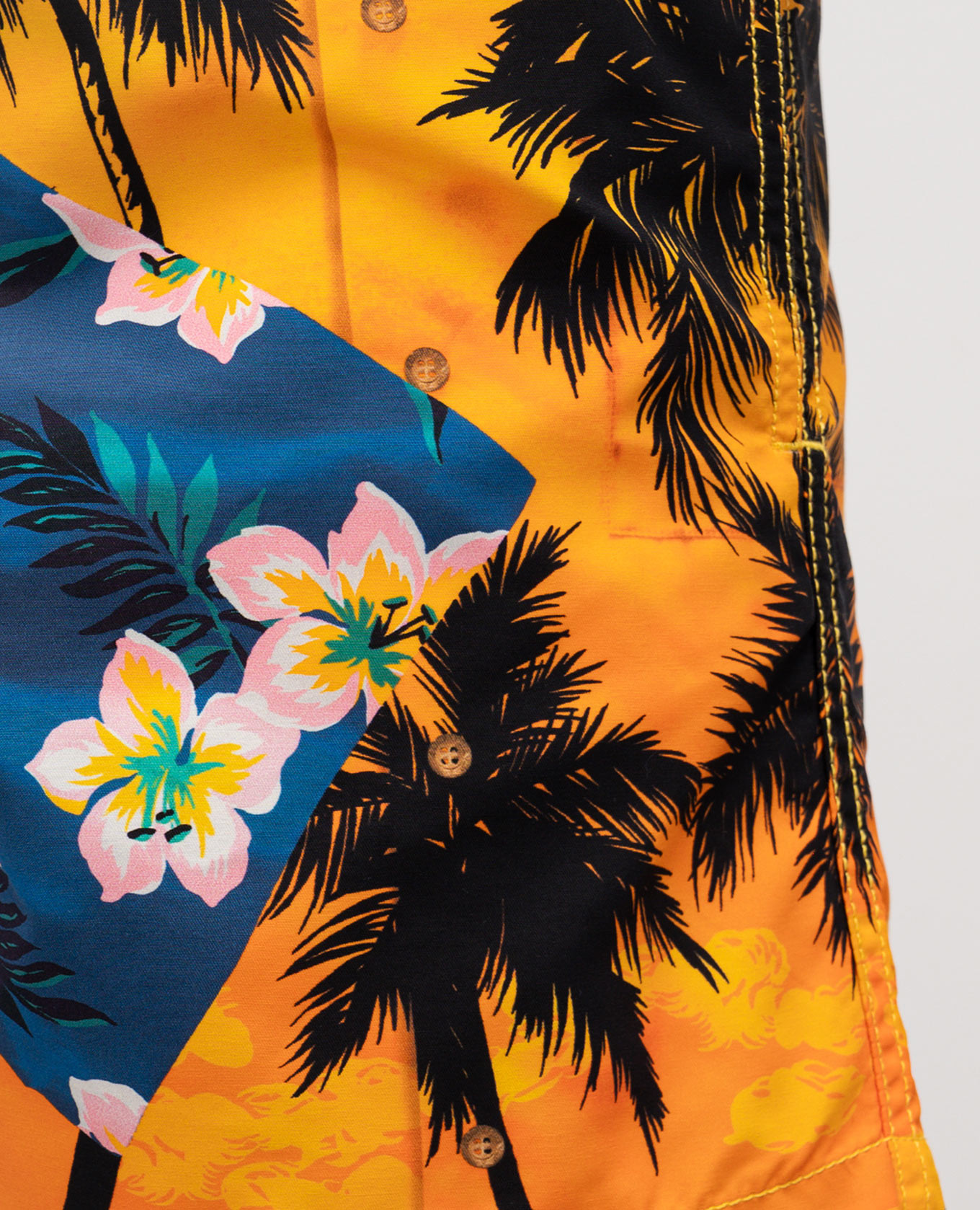 

Logo print swim shorts Palm Angels, White