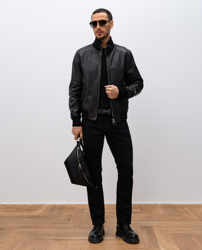 Tom Ford Black cashmere and silk jumper KCL005YMK005S23