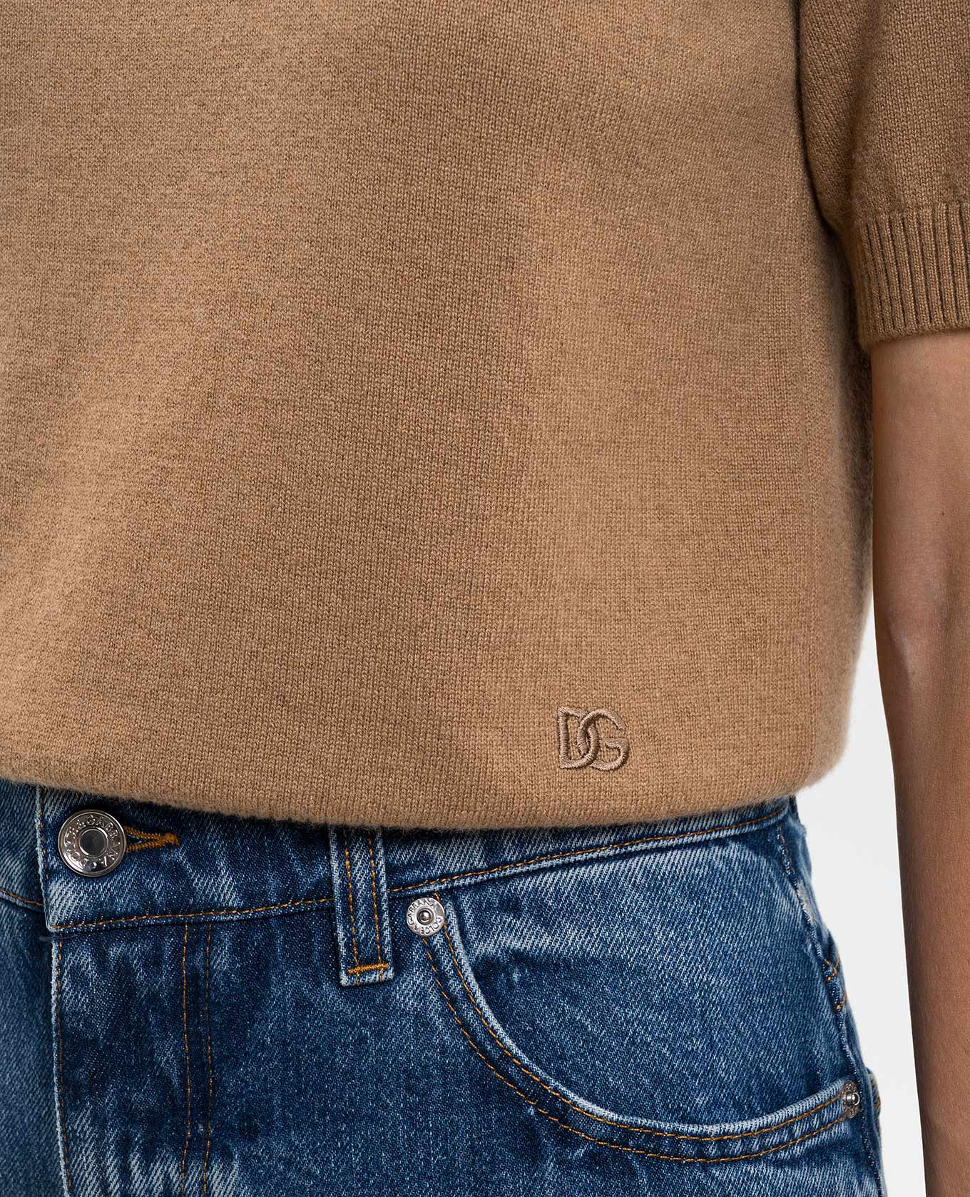 

Brown cashmere top Dolce&Gabbana