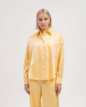 AERON Yellow satin blouse MAGNOLIA MAGNOLIA