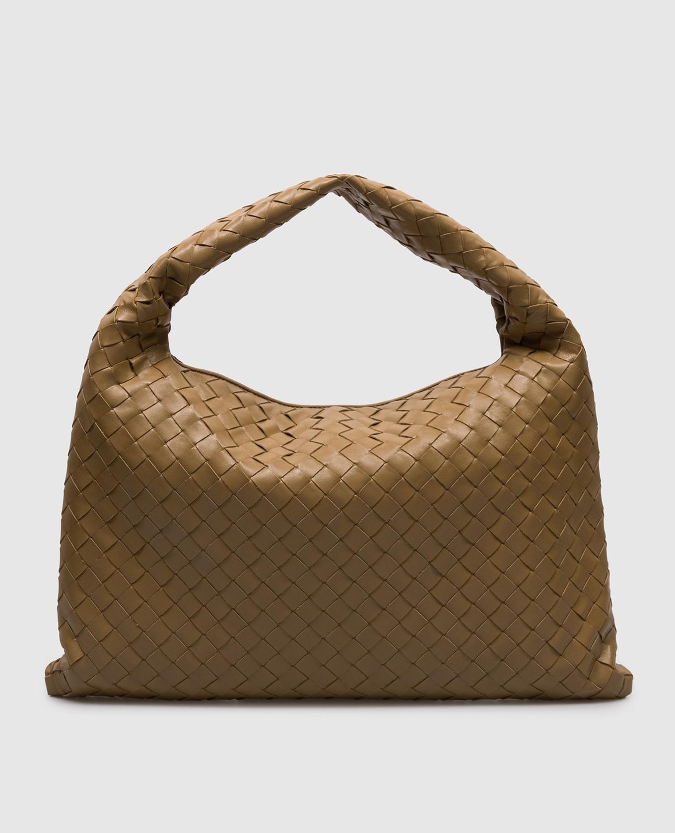 

Hop beige leather bag with Intrecciato weave Bottega Veneta