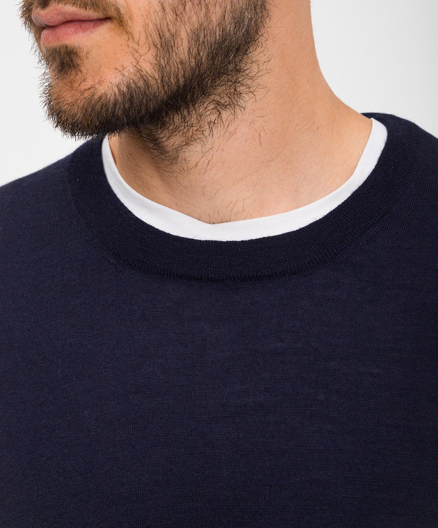 Pull Brunello Cucinelli 100% Cachemire - Taille M/IT42 - Gris - Neuf Avec Étiquette - Fait Main Italie
