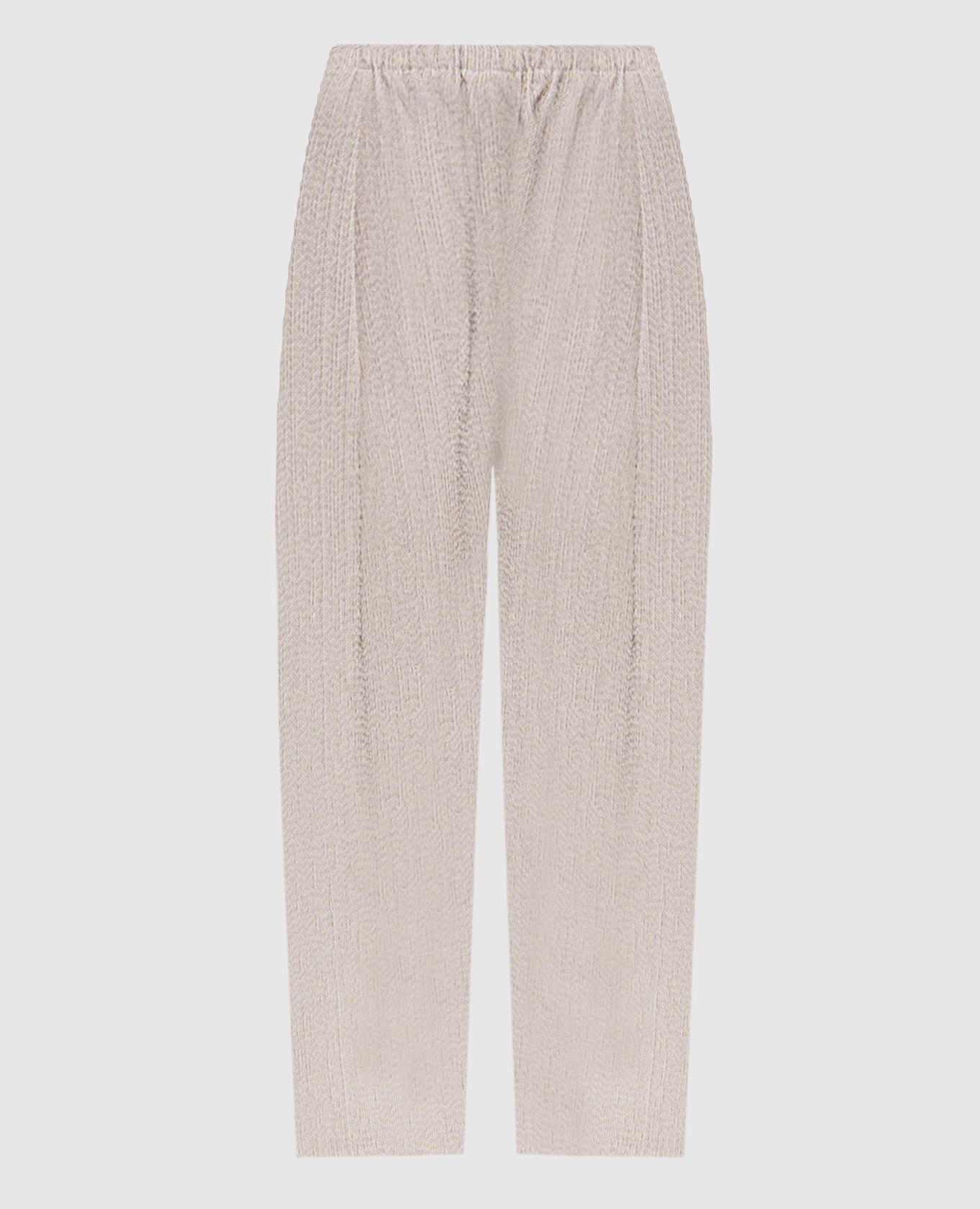

Beige linen and silk pants BOBOUTIC