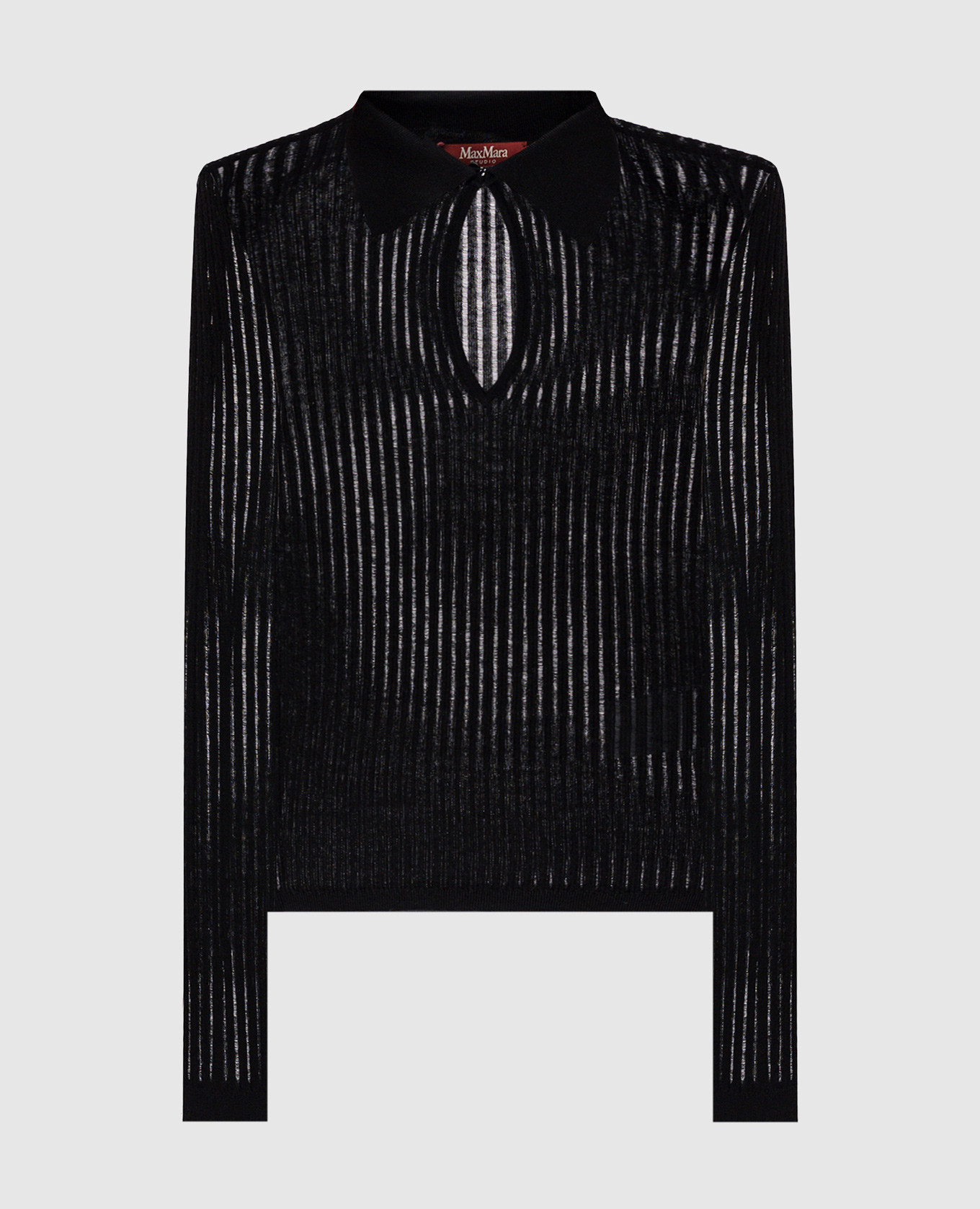 

Black EGREGE silk and wool jumper Max Mara