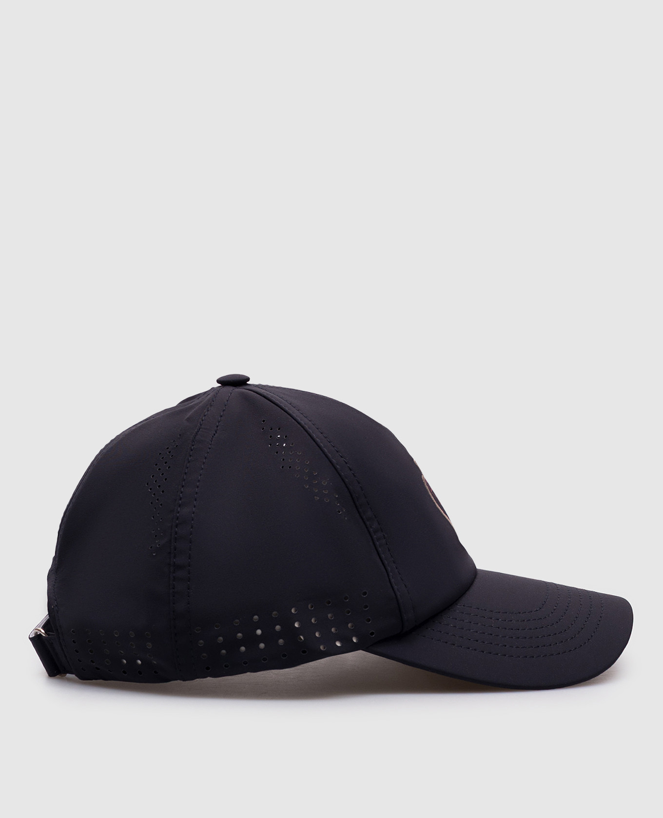 

Blue cap with emblem Brunello Cucinelli