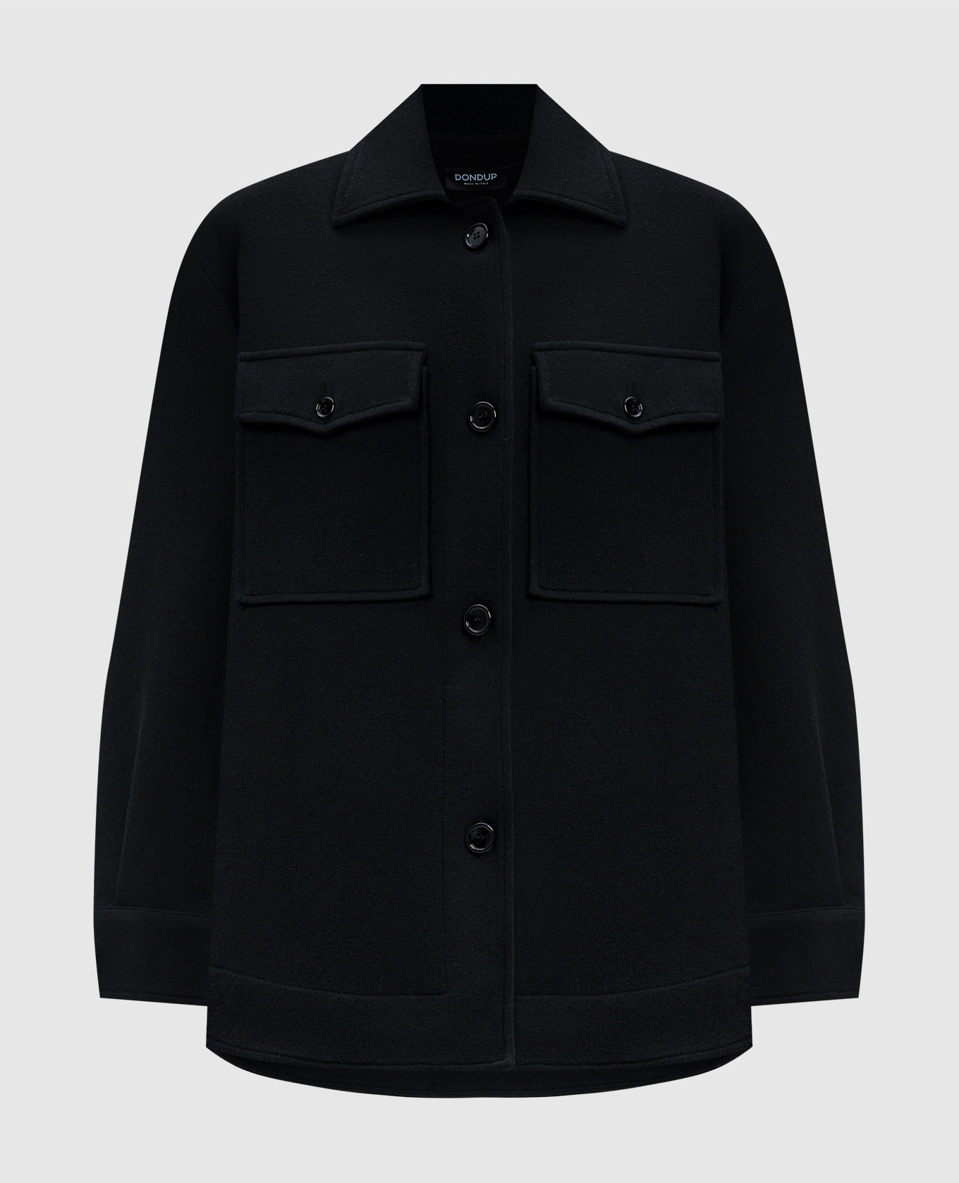 

Black jacket with cashmere Dondup