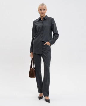 Khaite Grey Callum wool and cashmere trousers 3171604