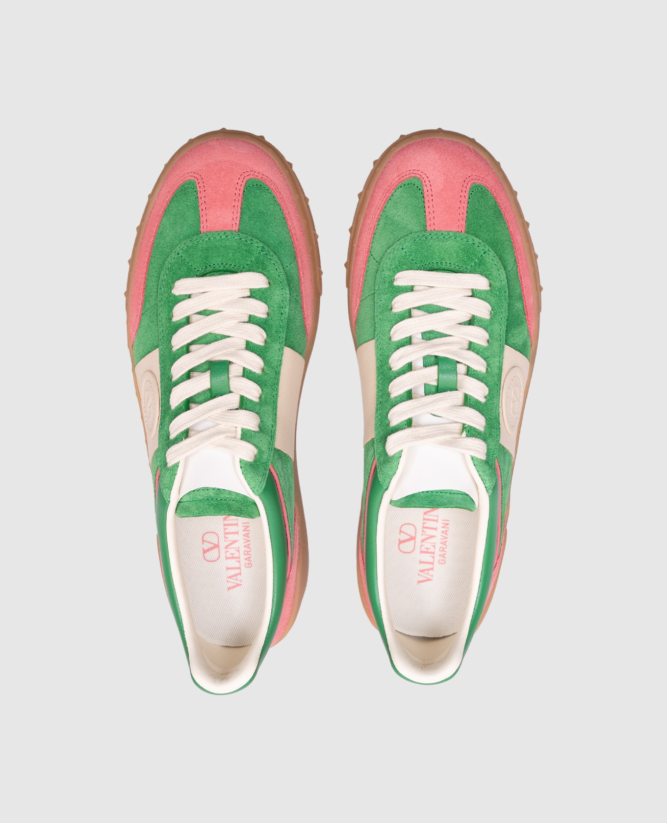 

Green suede sneakers UPVILLAGE CROSTA Valentino
