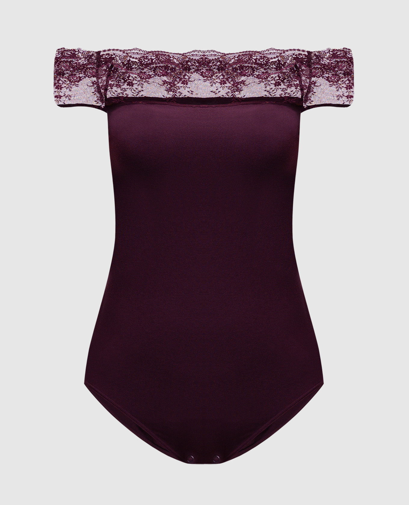 

Purple bodysuit with lace Wolford, Violet