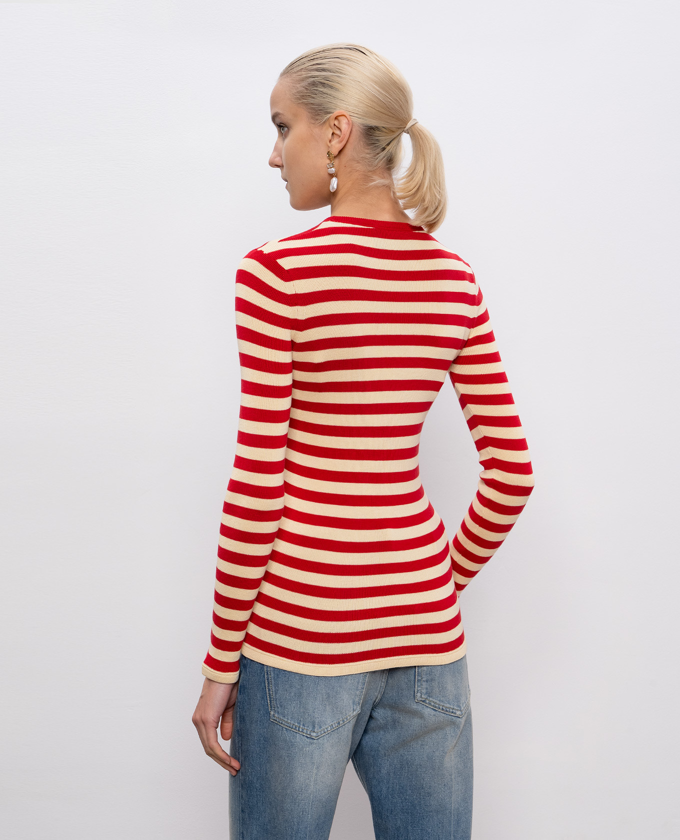 

Striped jumper Valentino, Red