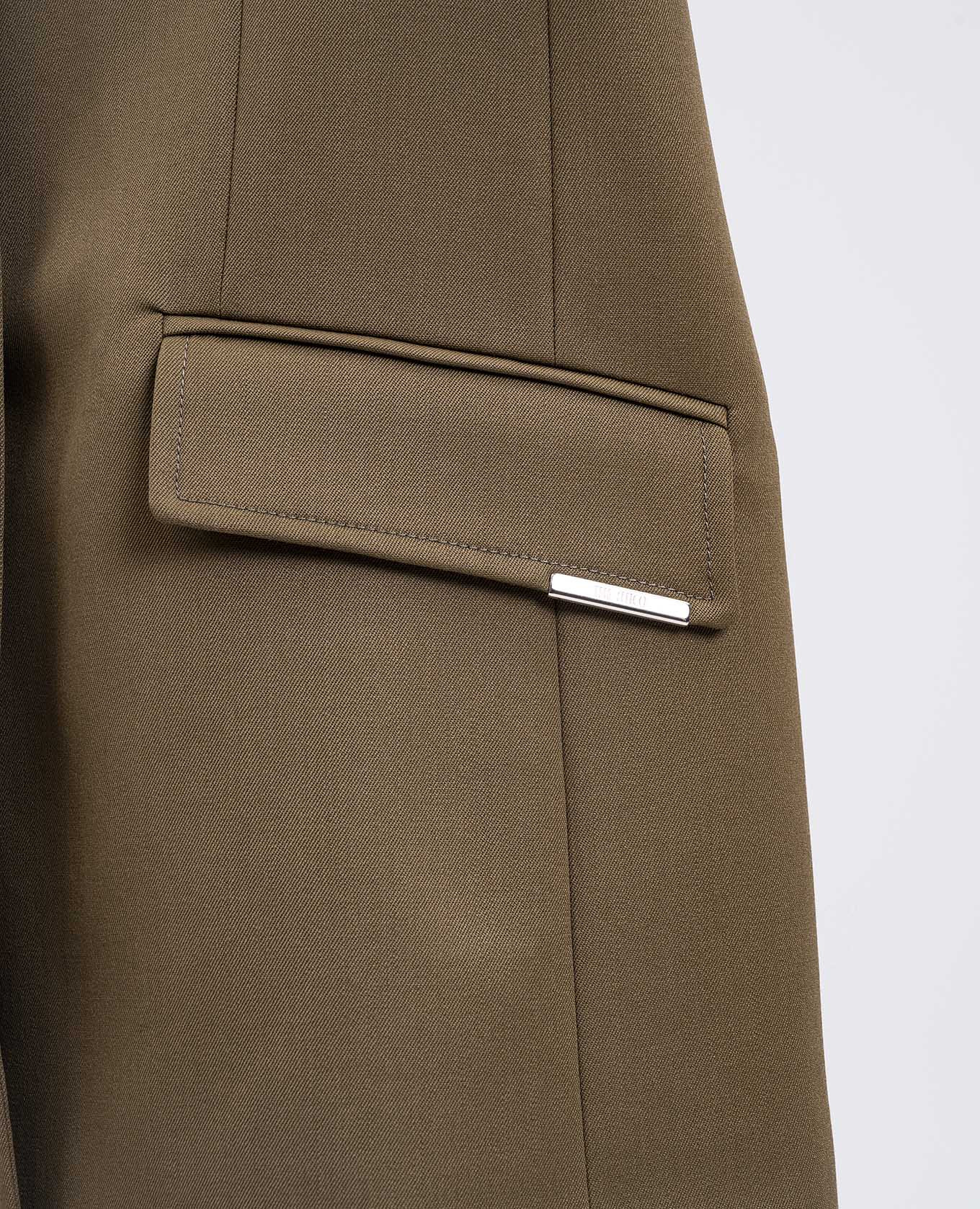 

Khaki wool jacket The Attico
