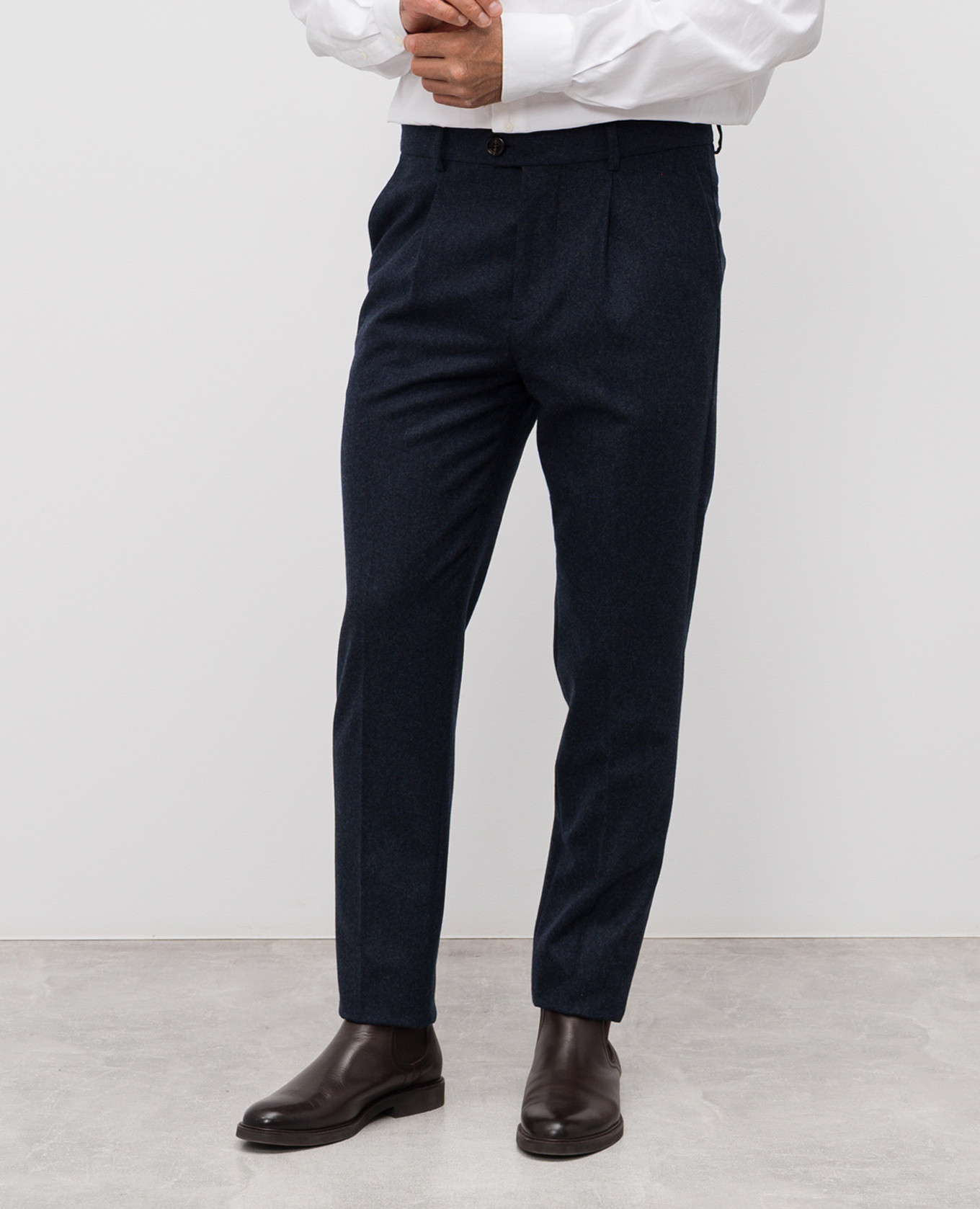 

Blue wool pants Brunello Cucinelli