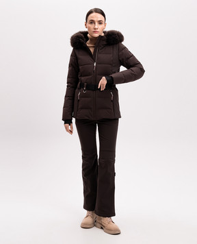 Yves Salomon SKI Brown ski pants 25WKP017XXS25W