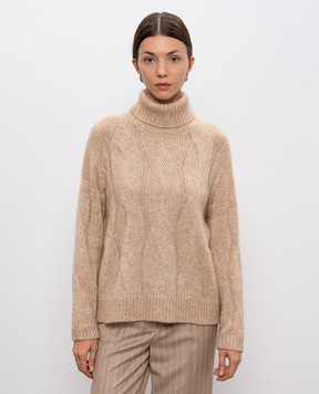 Peserico Beige alpaca wool sweater S99484F039217A