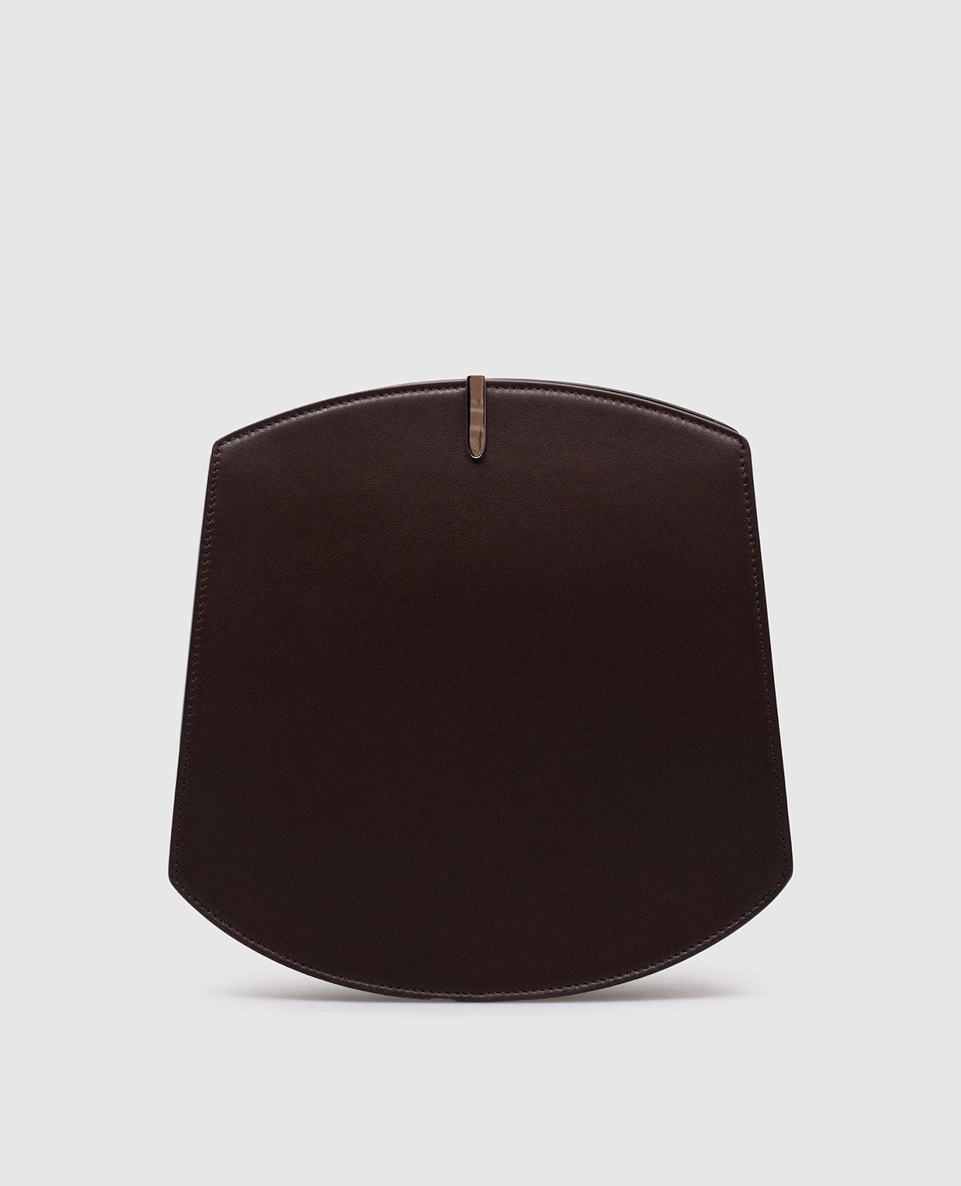 

Florence brown leather saddle bag Savette