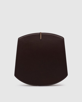 Savette Florence brown leather saddle bag H03201