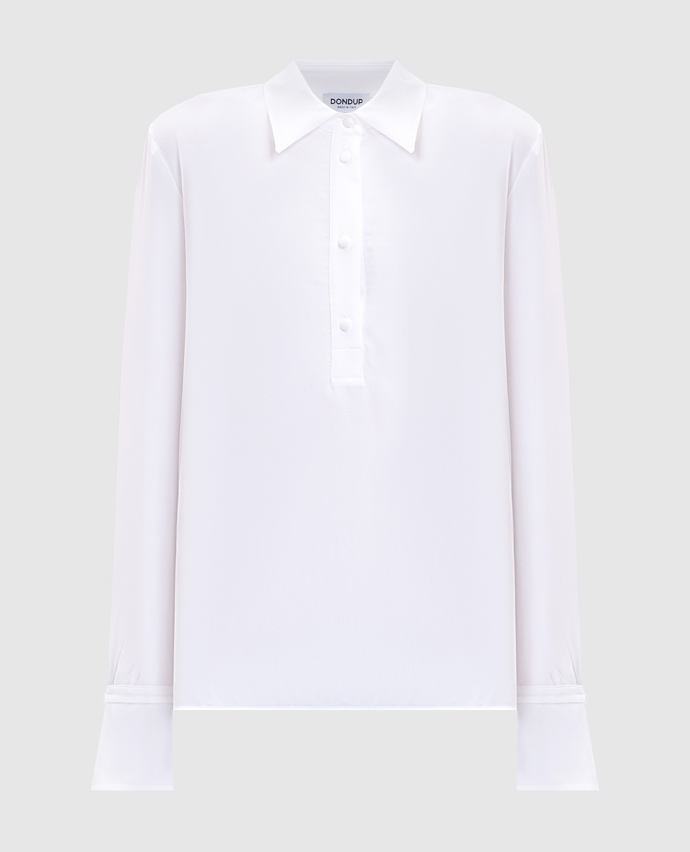 

White blouse with silk Dondup
