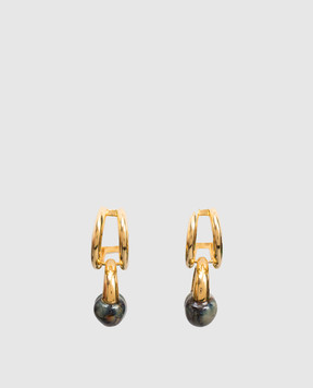 House of Fou Bon Bon Earrings DOUBLELAYEREDHOOPSWIT