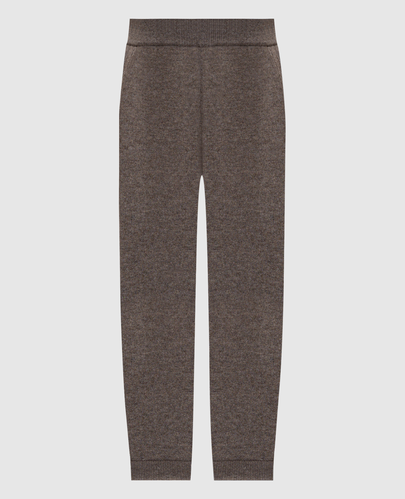 Brown Symone cashmere pants LISA YANG