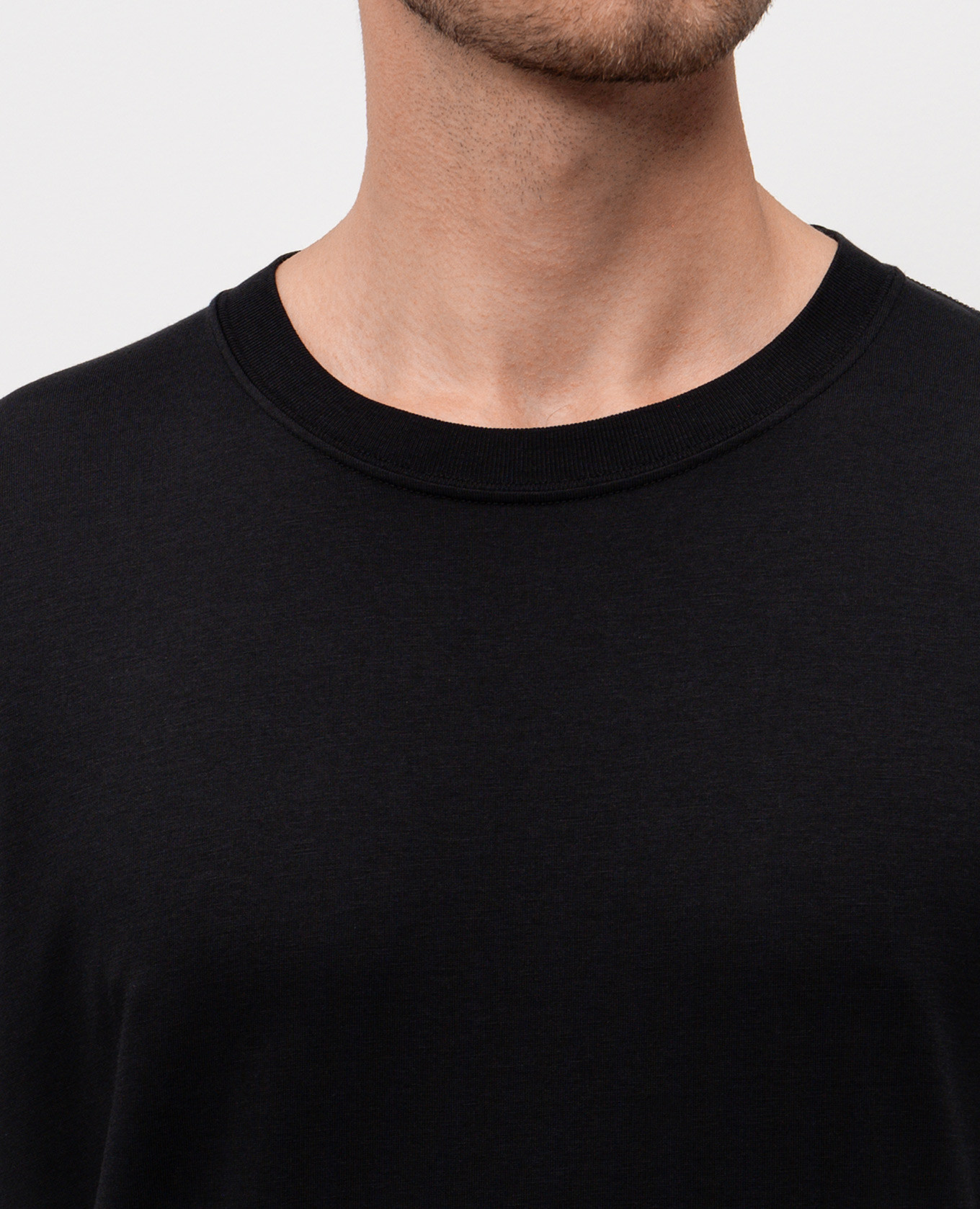 

Set of black straight-cut T-shirts CDLP