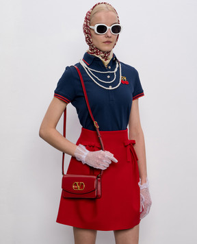Valentino Red glossy leather bag VAIN 6W0B0R71GCB