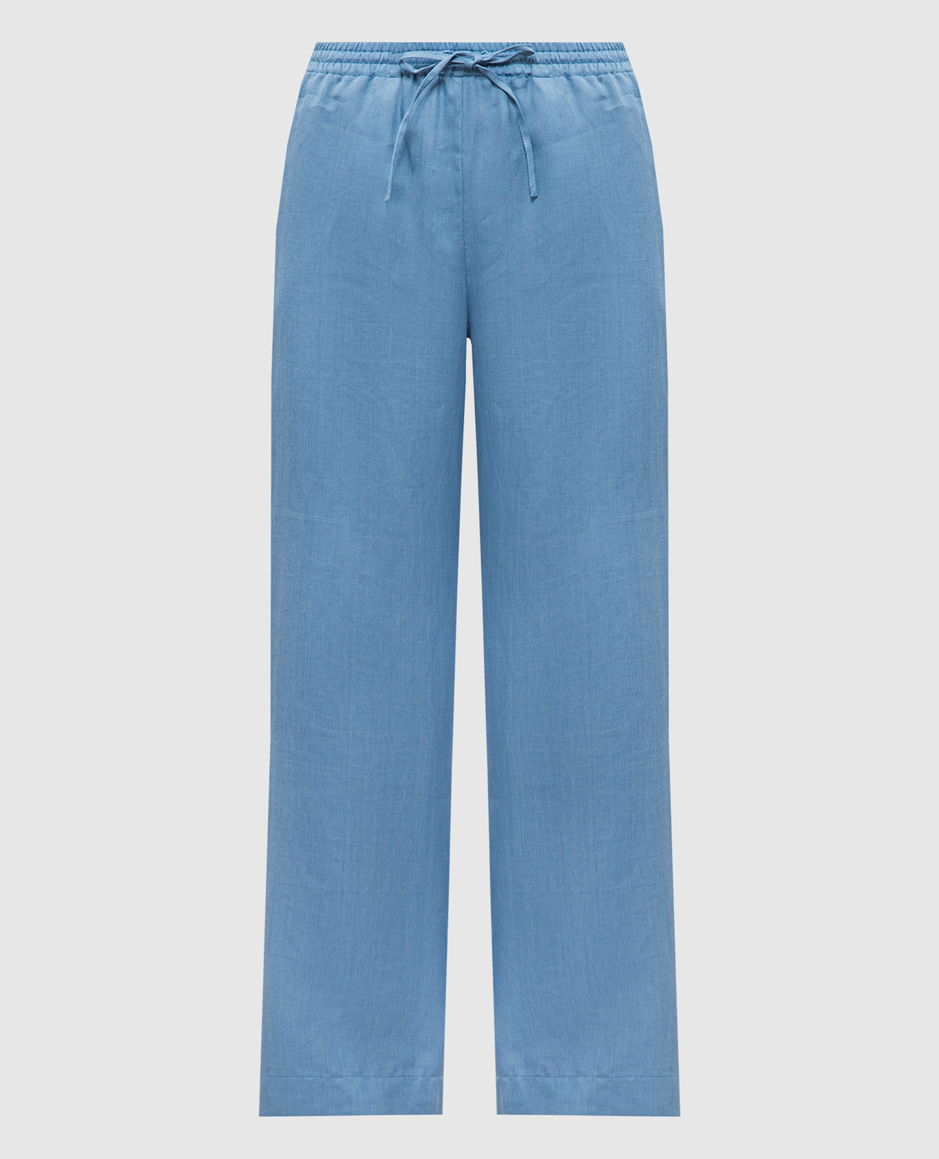 

Aurelia blue linen pants Asceno, Light blue