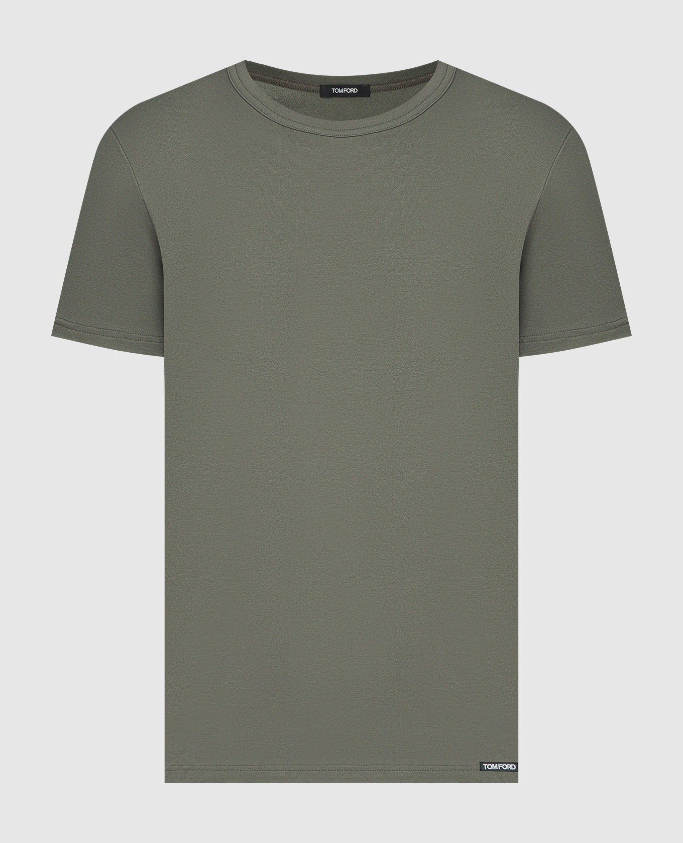 

Khaki Logo T-Shirt Tom Ford, Хаки