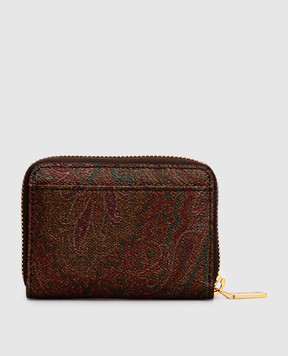 Etro Pegaso wallet with paisley print WP2D0007AA001